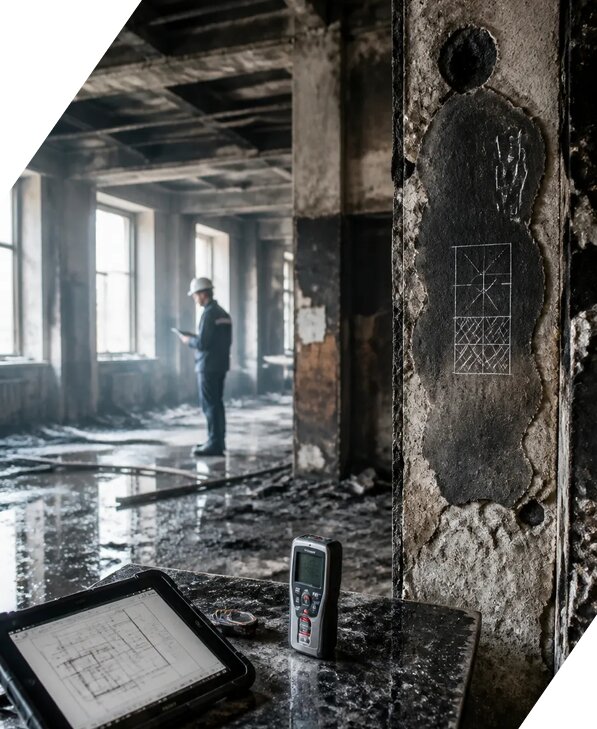 Обследование зданий после пожара в Шарыпове от 15158 р. | ЭкспертизаРоссия
