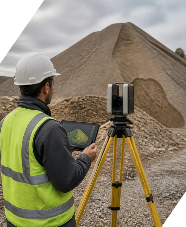 Лазерное 3D сканирование насыпей в Шарыпове от 15158 р. | ЭкспертизаРоссия